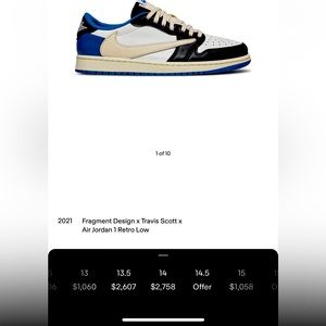 Travis Scott Fragments Jordan’s